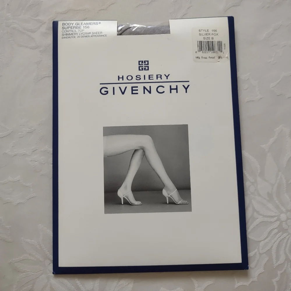 Givenchy Hosiery Silver Fox shimmery lycra luxury